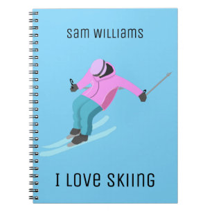 Skiing Notitieboek