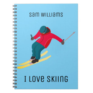 Skiing Notitieboek