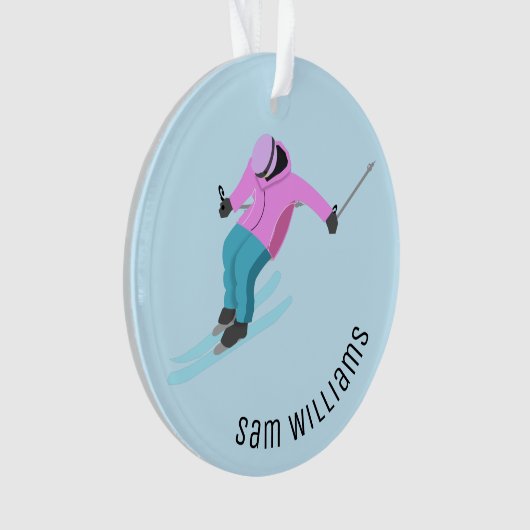 Skiing Ornament (voorkant)