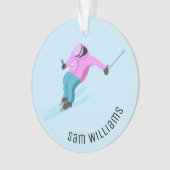 Skiing Ornament (voorkant)
