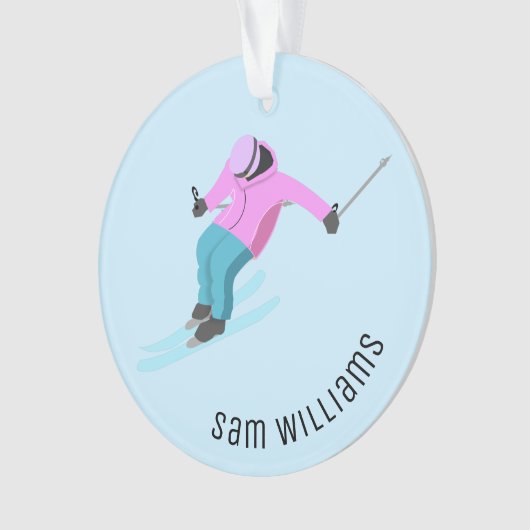 Skiing Ornament (voorkant)