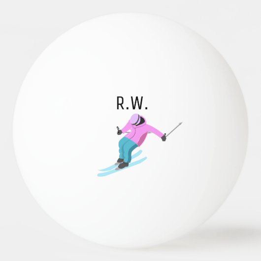 Skiing Pingpongballen (Voorkant)