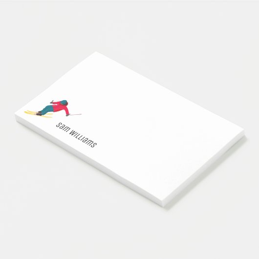 Skiing Post-it® Notes (Schuin)
