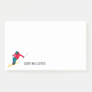Skiing Post-it® Notes