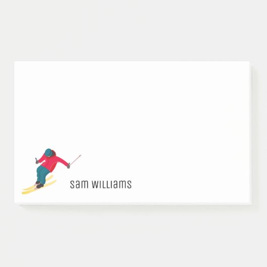 Skiing Post-it® Notes (Voorkant)