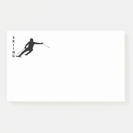 Skiing Post-it® Notes (Voorkant)