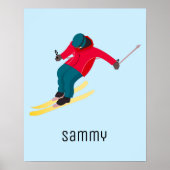 Skiing Poster (Voorkant)