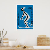 Skiing pour la santé - Impression de boîte d'allum (Cuisine)