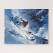 Skiing Puzzle (Horizontal)