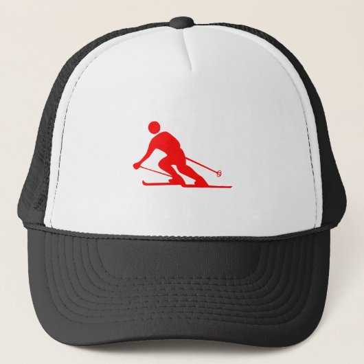 Skiing - Rood Trucker Pet (Voorkant)