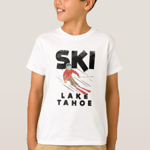 Skiing - Ski Lake Tahoe T-shirt