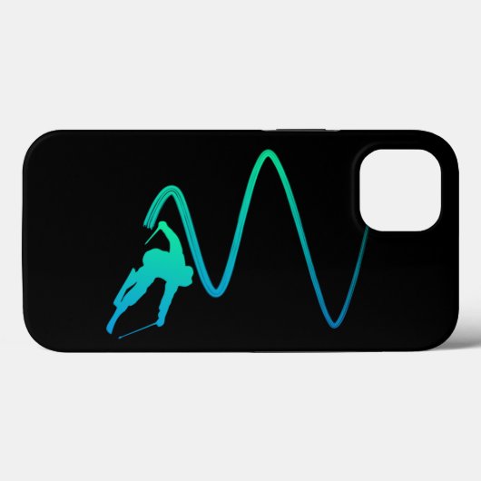 Skiing Skiing Lover Case-Mate iPhone Case (Achterkant (horizontaal))