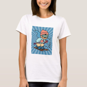  Skiing   skiverliefing   skiën grappig   ski T-shirt