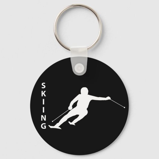 Skiing Sleutelhanger (Voorkant)
