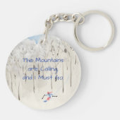 Skiing Sleutelhanger (Achterkant)