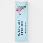 Skiing Spandoek (Verticaal)