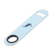 Skiing Speed Flessenopener (Voorkant Gekanteld)