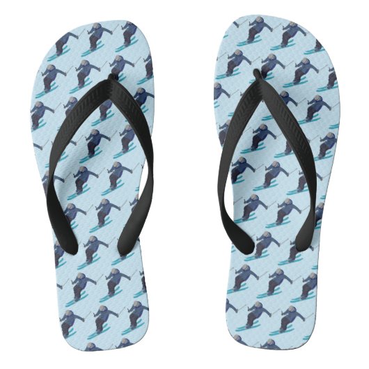 Skiing Teenslippers (Voetbed)