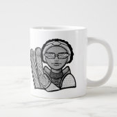 Skiing winter extra grote beker (Rechts)