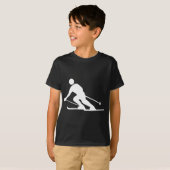 Skiing - Wit T-shirt (Voorkant volledig)