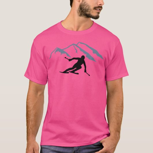 Skiingbergen T-shirt (Voorkant)