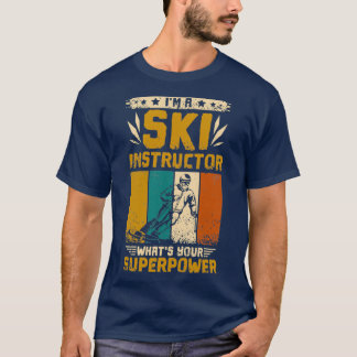  skiinstructeur t-shirt
