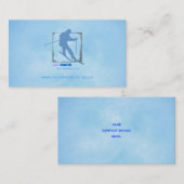 Skiinstructeur Visitekaartje (versie 2) (Voorkant / Achterkant)