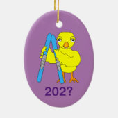 skikuiken keramisch ornament (Achterkant)