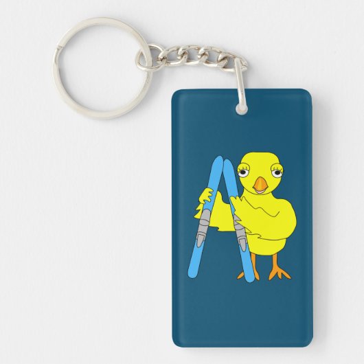 skikuiken sleutelhanger (Voorkant)