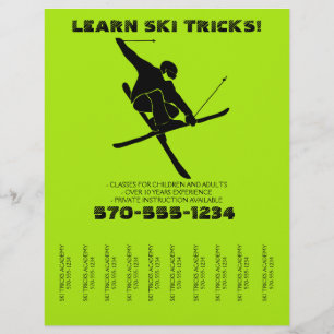 Skilessons Ski Tricks Tear Off Strips Flyer