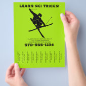 Skilessons Ski Tricks Tear Off Strips Flyer (Hand)