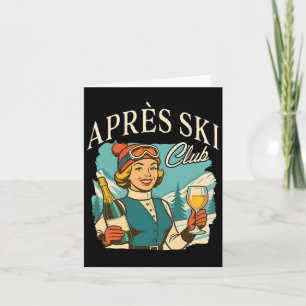 Skiliefhebber Apres Ski Queen Ski Trip Snow Apres  Kaart