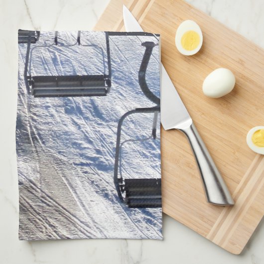 Skilift ~ ontworpen door Sharon Dawn Theedoek (Quarter Fold)