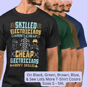 Skill Electricians zijn geen Cheap T-shirt