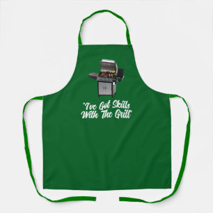 "Skills" All-Over Print Schort, Medium Schort