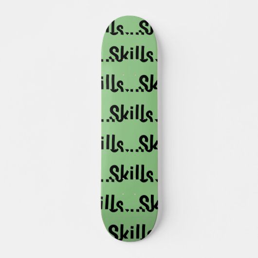 Skills Skateboard (Voorkant)