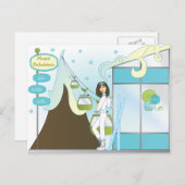 skilodgezaz, MountFinkelstein Briefkaart (Voorkant / Achterkant)