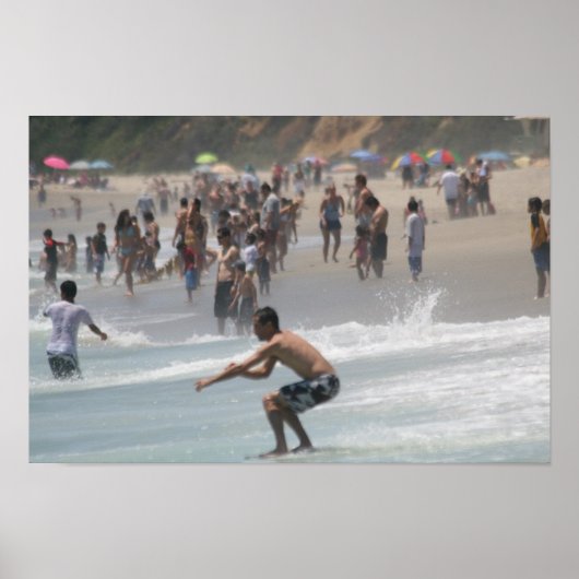 Skim Boarding Poster (Voorkant)