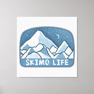 Skimo Life Canvas Afdruk