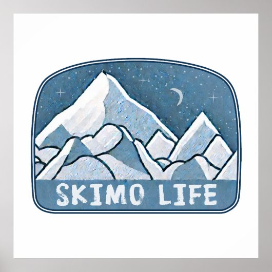 Skimo Life Poster (Voorkant)