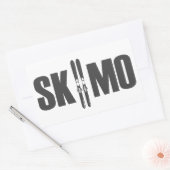 SkiMo Rechthoekige Sticker (Envelop)