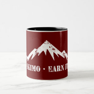 Skimo, verdien het tweekleurige koffiemok