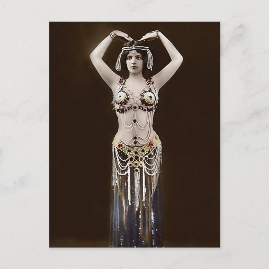 Skimpy Egyptian Costume Briefkaart (Voorkant)