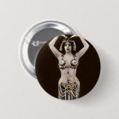 Skimpy Egyptian Costume Ronde Button 5,7 Cm (Voorkant /achterkant)