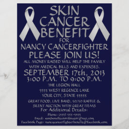 Skin Cancer Ribbon Benefit Flyer