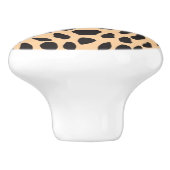Skin cheetah decor keramische knop (Zijkant)