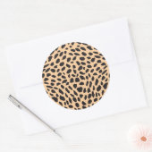 Skin cheetah decor ronde sticker (Envelop)