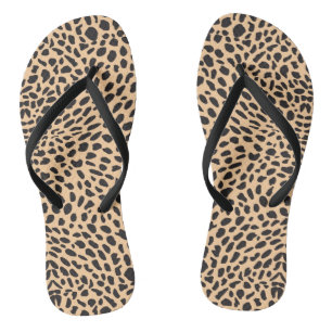 Skin cheetah decor teenslippers