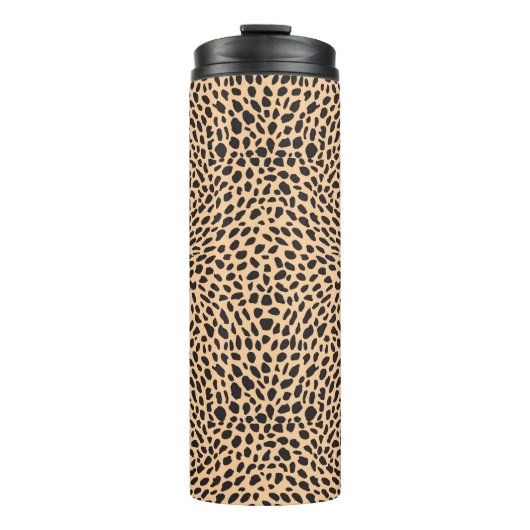 Skin cheetah decor thermosbeker (Voorkant)