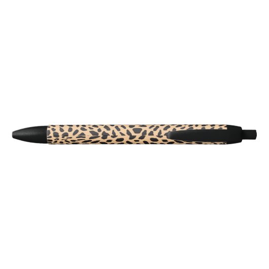 Skin cheetah decor zwarte inkt pen (Achterkant)